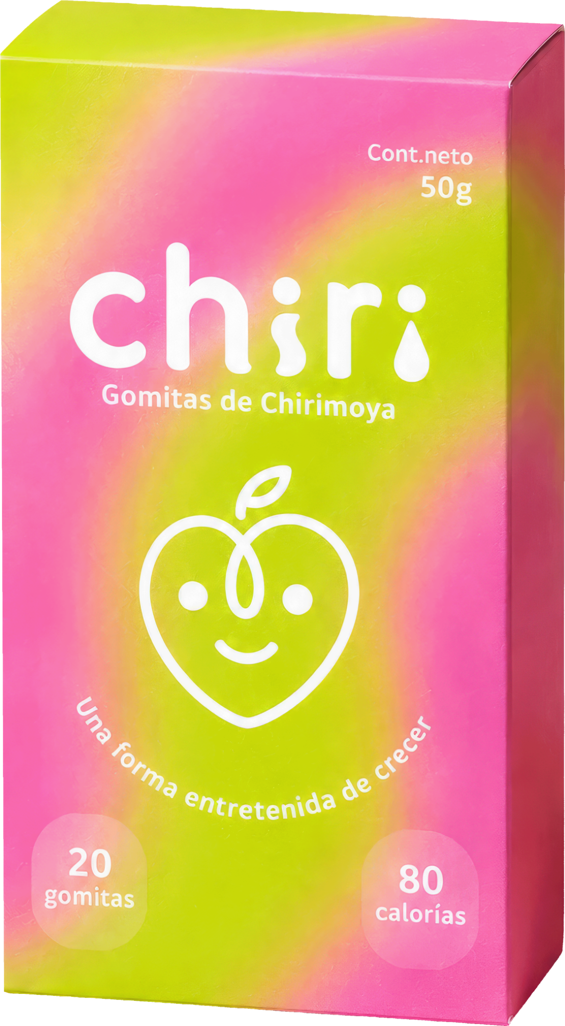 Caja rosada y verde de Chiri